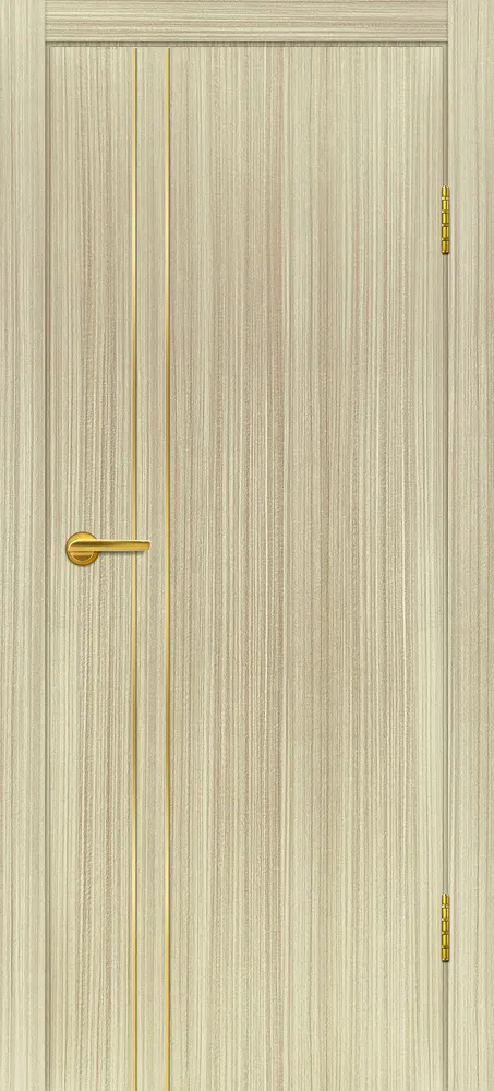 Фото Межкомнатная дверь P-20 AL золотой молдинг Эвкалипт австралийский