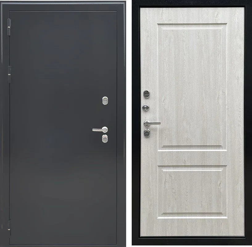 Фото Дверь Ратибор Термоблок 3К  Серебро/ Сосна белая DIS006666