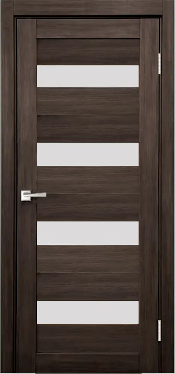 Фото Межкомнатная дверь Легенда X-8 тон Грей Остекление Сатинат белое