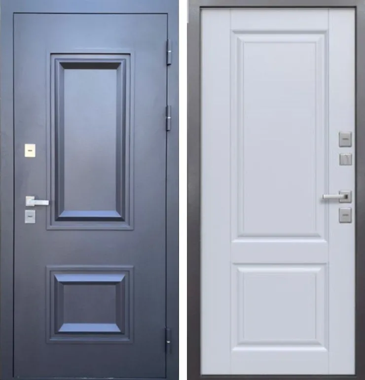 Фото Дверь MXD ТЕРМО ТИТУЛ « ТТ » муар коричневый RAL 8019 DIS007172