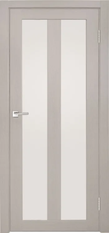 Фото Межкомнатная дверь Легенда Z-5 тон Белая лиственница Остекление Сатинат белое
