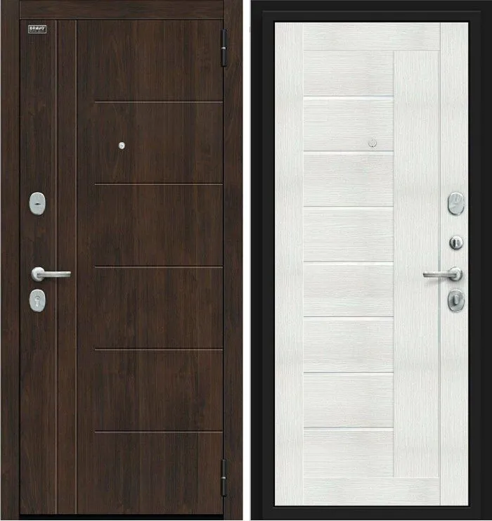 Фото Дверь Браво Модерн Kale Almon/Bianco Veralinga DIS006318