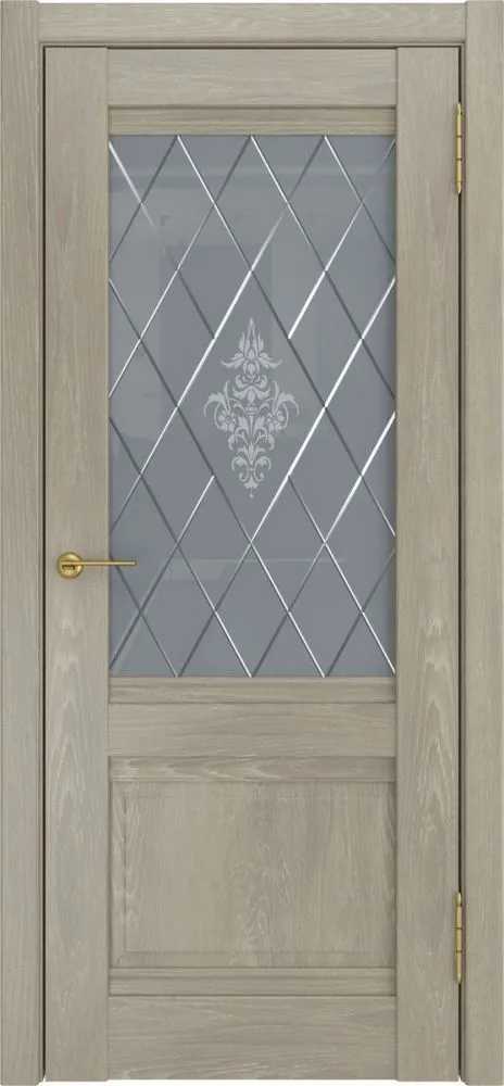 Фото Межкомнатная дверь ЛУ-52 (Дуб серый, до, 900x2000)